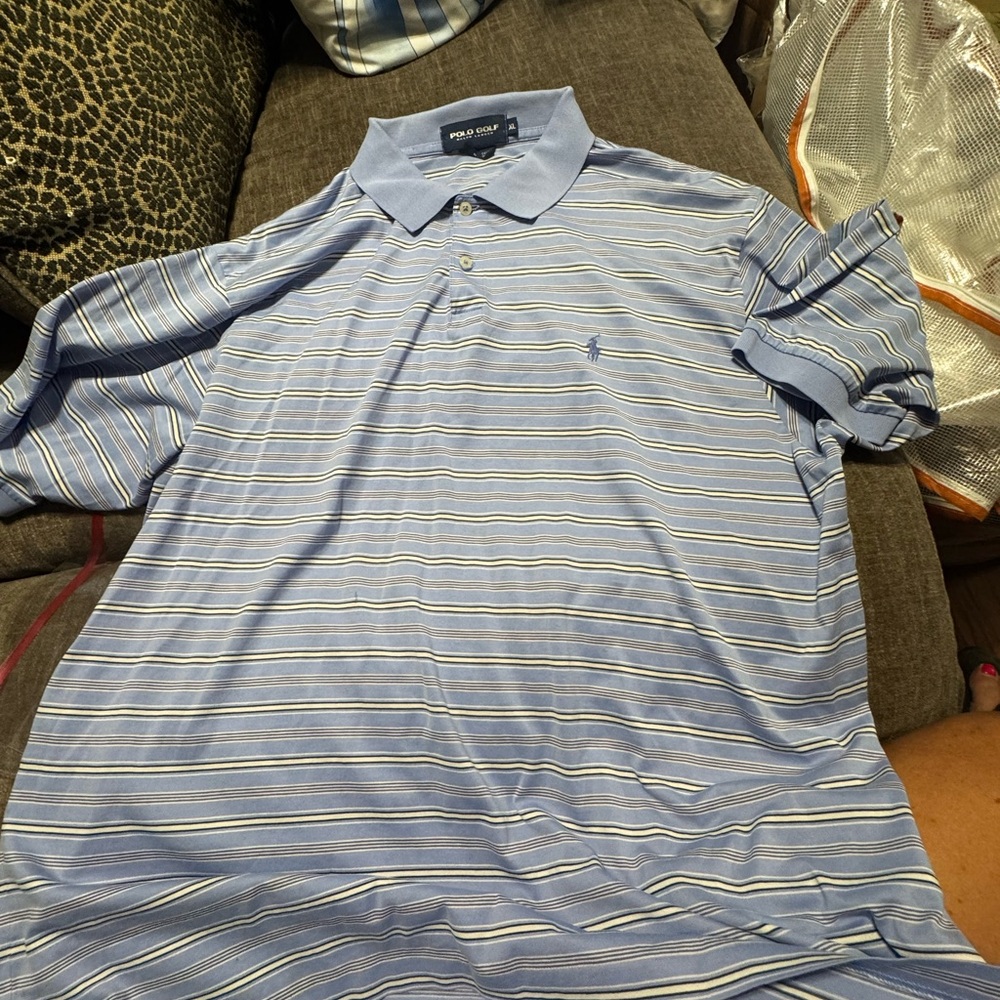 Ralph Lauren Blue‎ Polo Shirt Classic Design golf